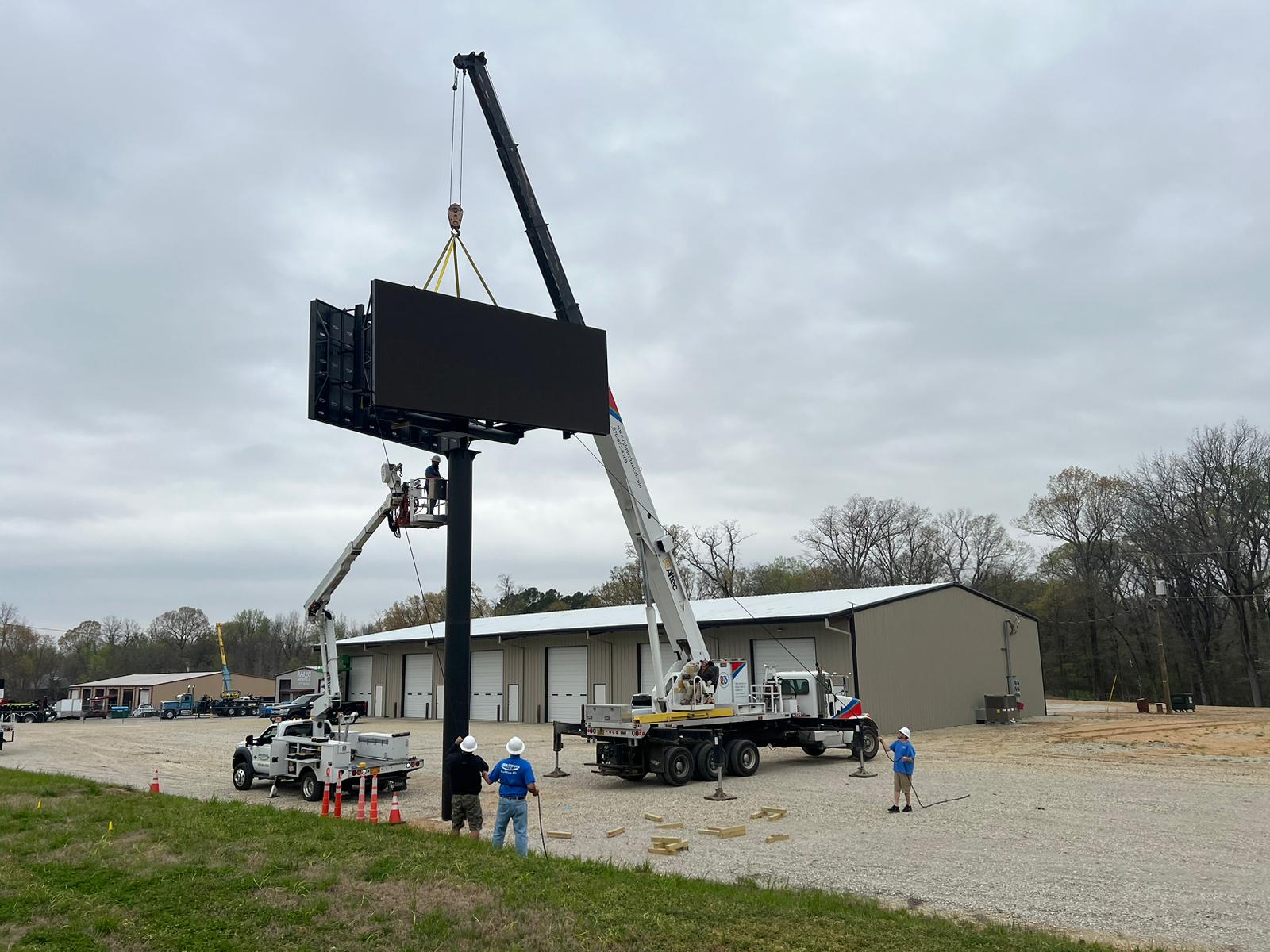 billboard installation