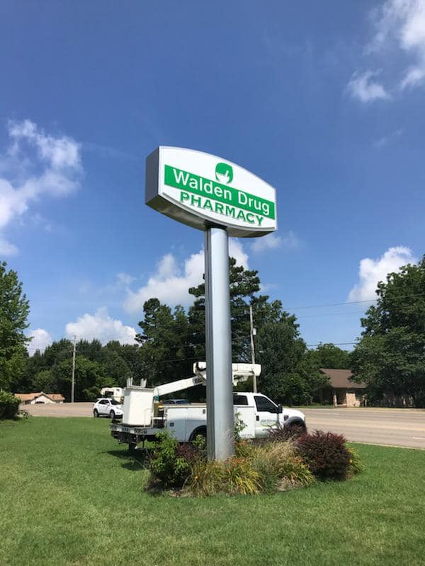 Walden Drug Pharmacy Onsite Sign