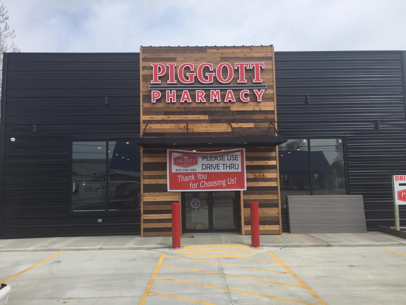 piggott pharmacy commercial sign