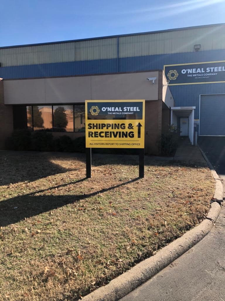 O'Neal Steel sign