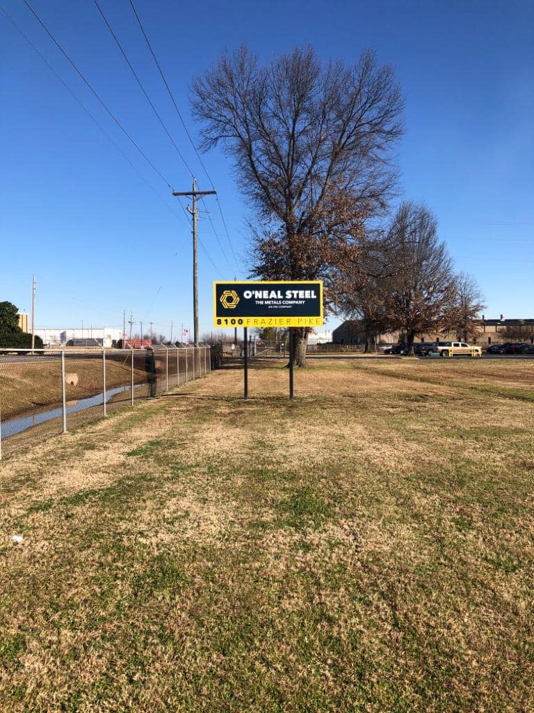 O'Neal Steel sign