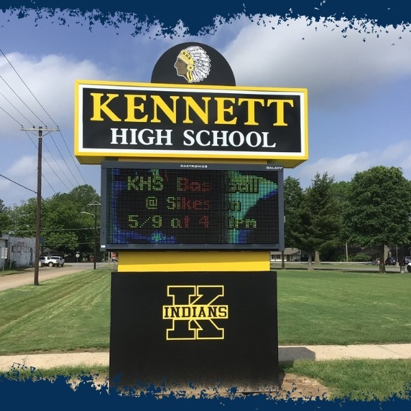 Kennett High School Onsite digital sign