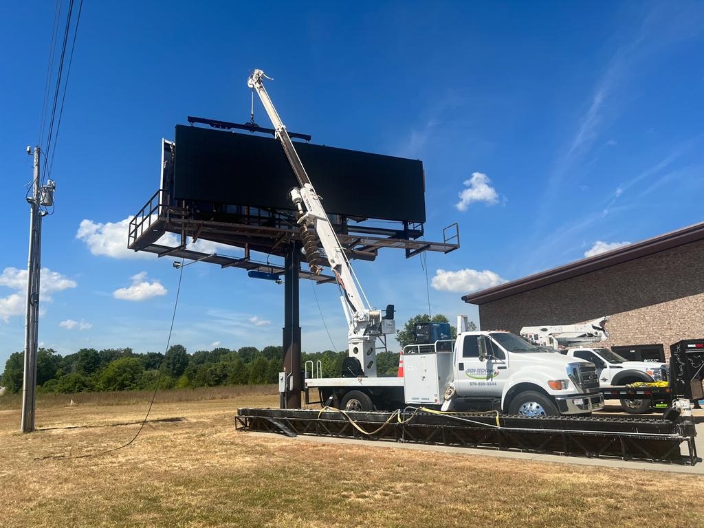 billboard installation
