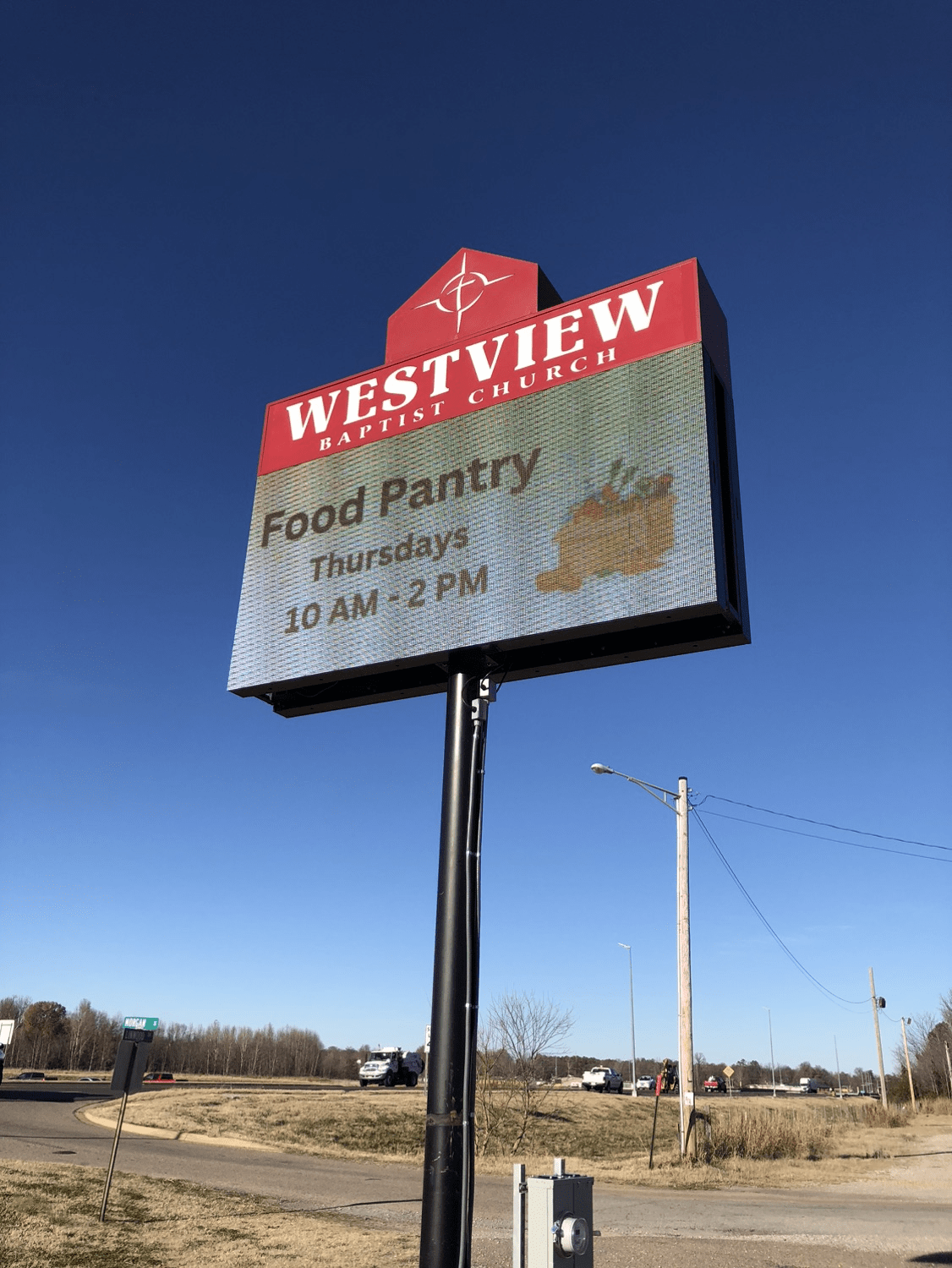 westview baptist church digital sign