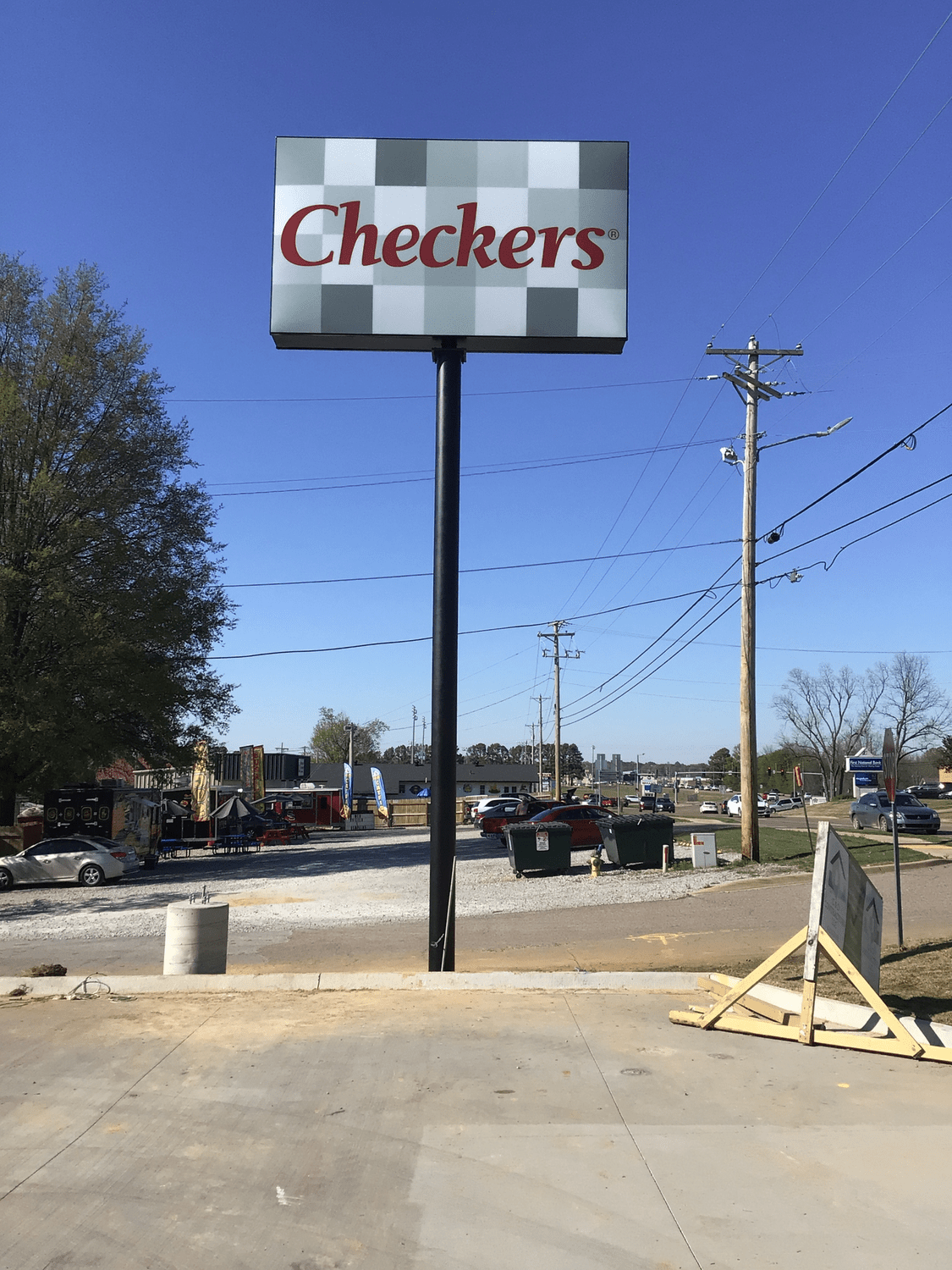checkers sign