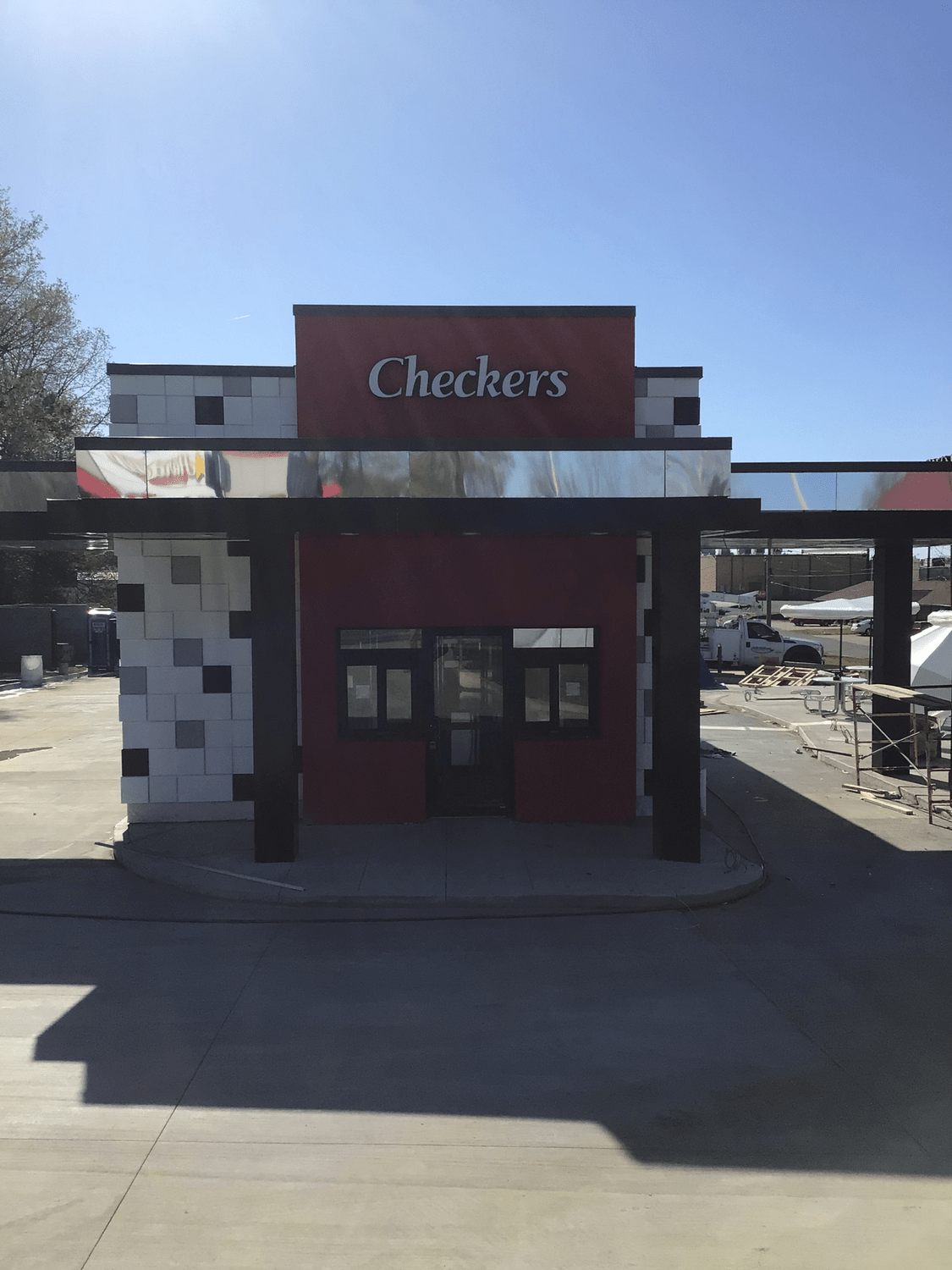 checkers restaurant sign